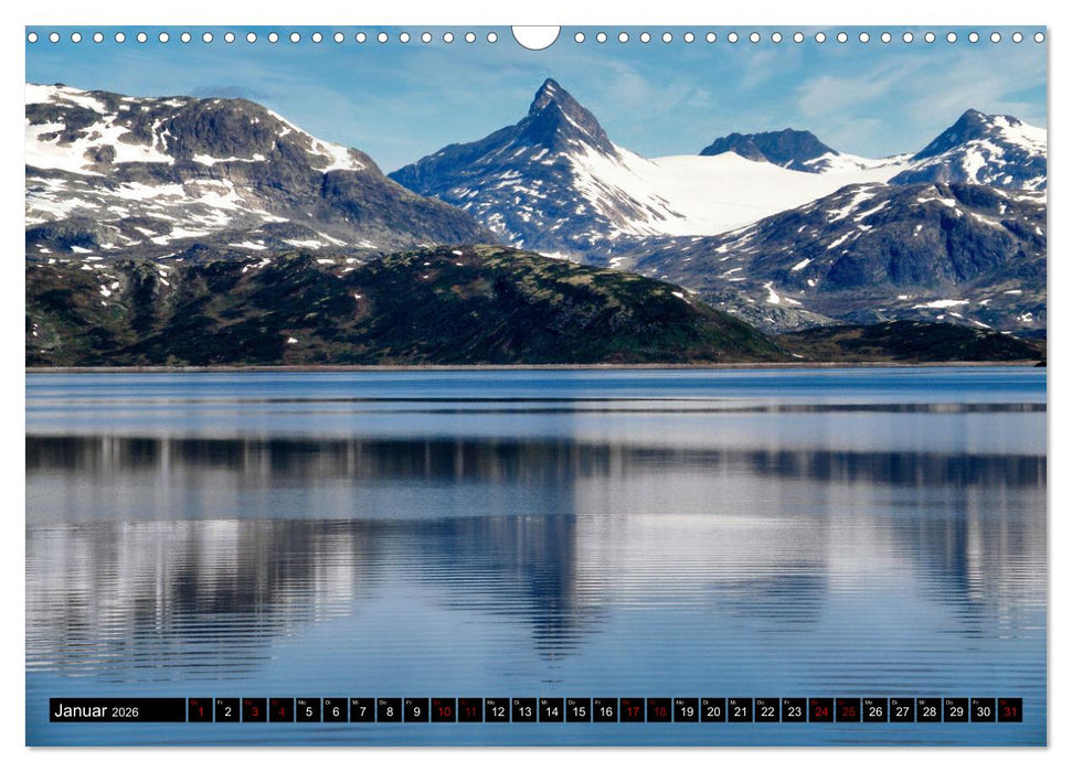 Norwegen Wanderbar (CALVENDO Wandkalender 2026)