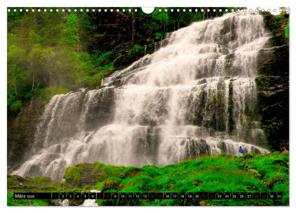 Norwegen Wanderbar (CALVENDO Wandkalender 2026)