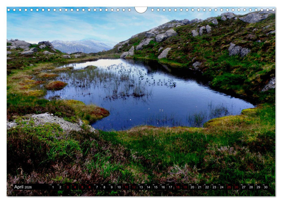 Norwegen Wanderbar (CALVENDO Wandkalender 2026)