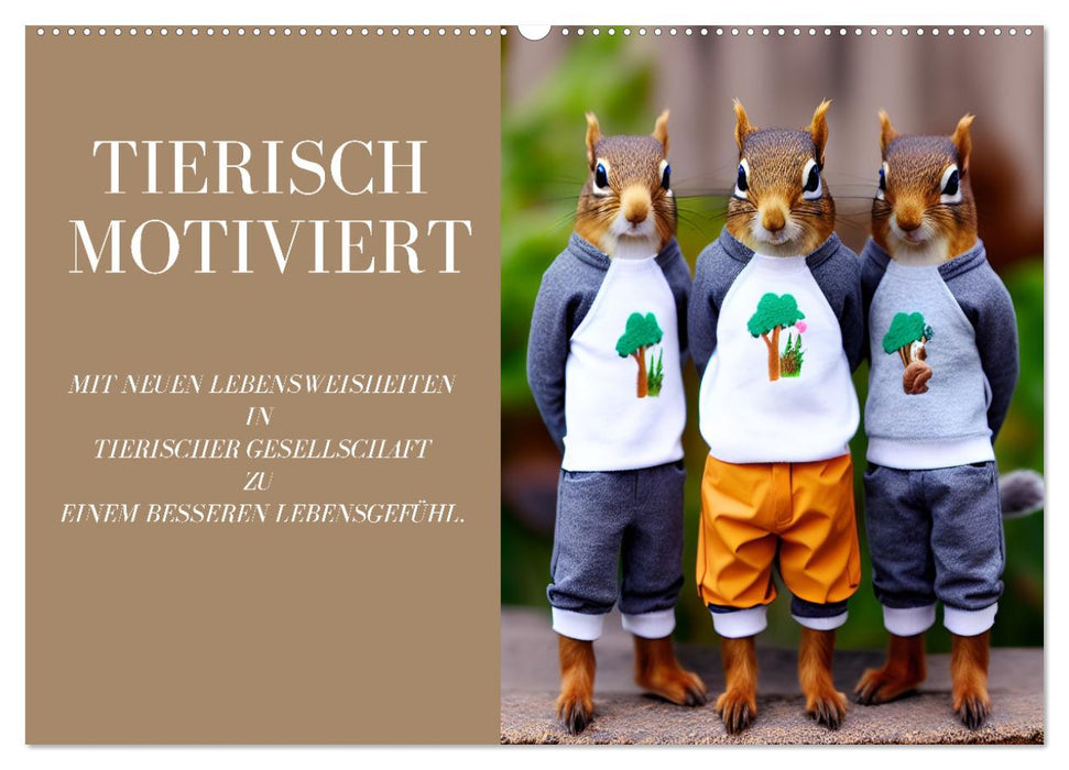 Tierisch motiviert (CALVENDO Wandkalender 2026)