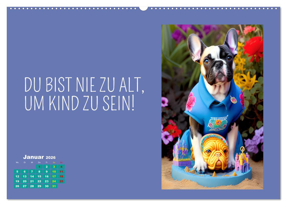 Tierisch motiviert (CALVENDO Wandkalender 2026)