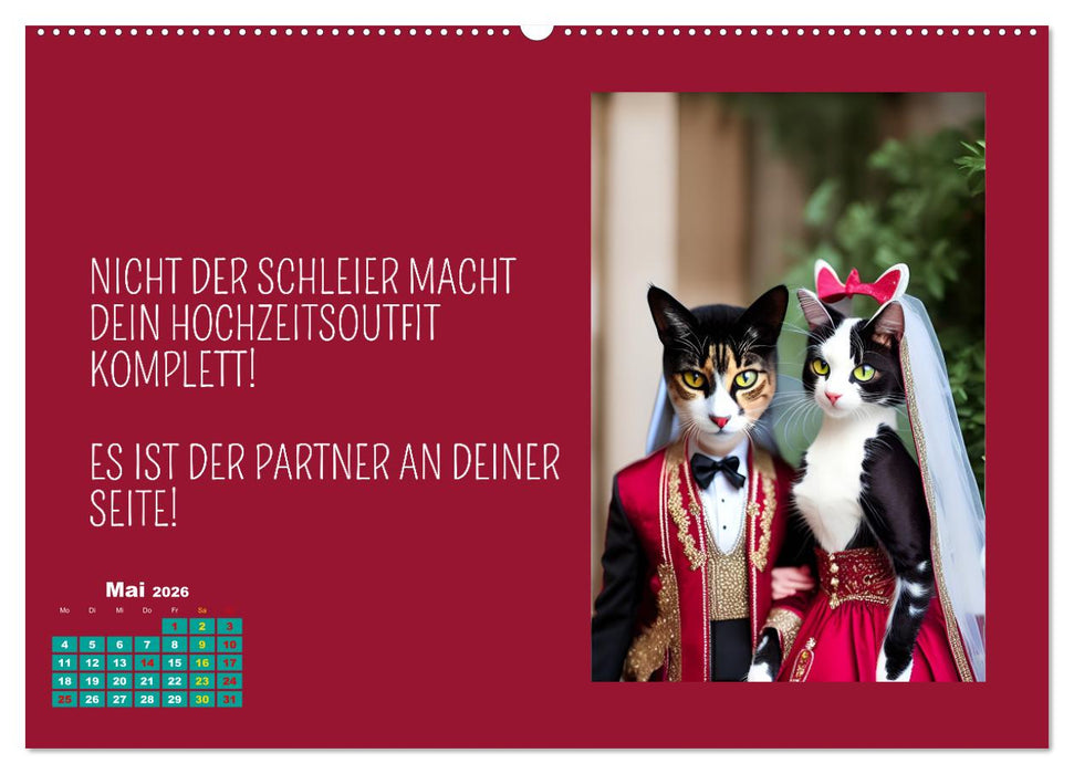 Tierisch motiviert (CALVENDO Wandkalender 2026)