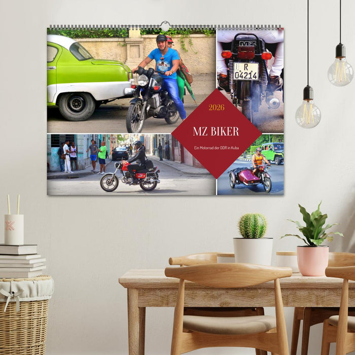 MZ BIKER - Ein Motorrad der DDR in Kuba (CALVENDO Wandkalender 2026)