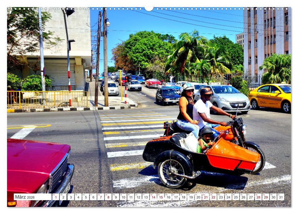 MZ BIKER - Ein Motorrad der DDR in Kuba (CALVENDO Wandkalender 2026)