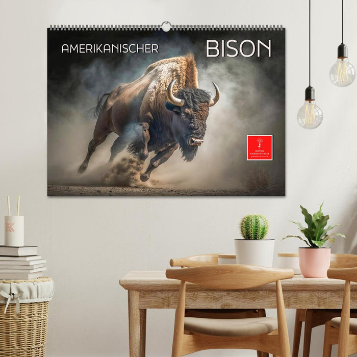 Amerikanischer Bison (CALVENDO Wandkalender 2026)