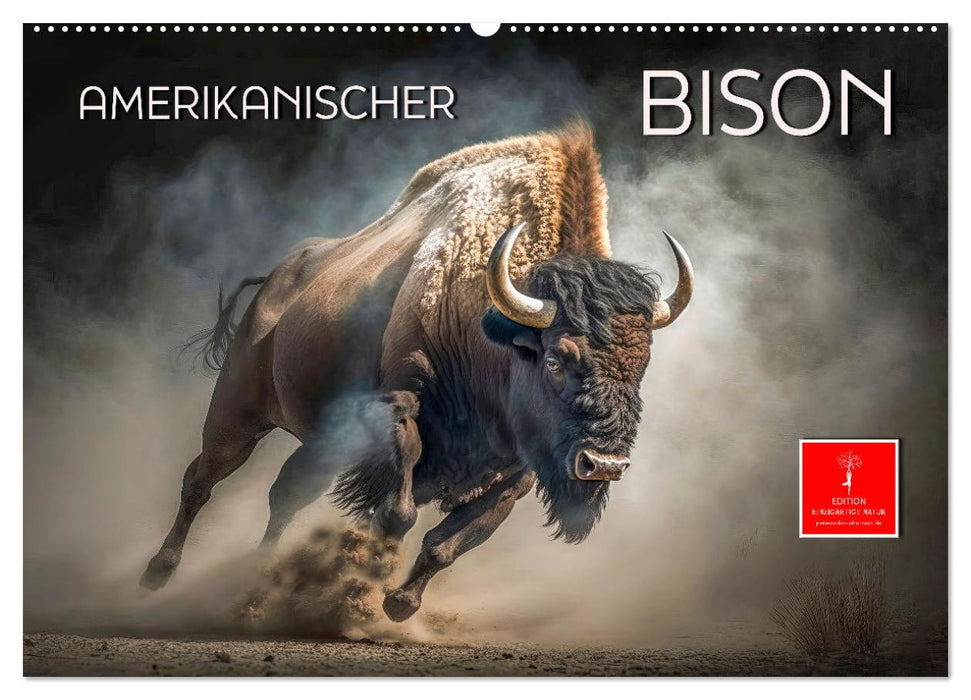 Amerikanischer Bison (CALVENDO Wandkalender 2026)
