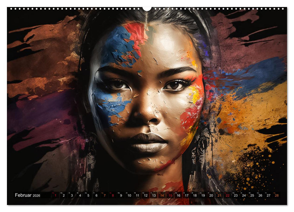 Die Menschen sind bunt (CALVENDO Wandkalender 2026)