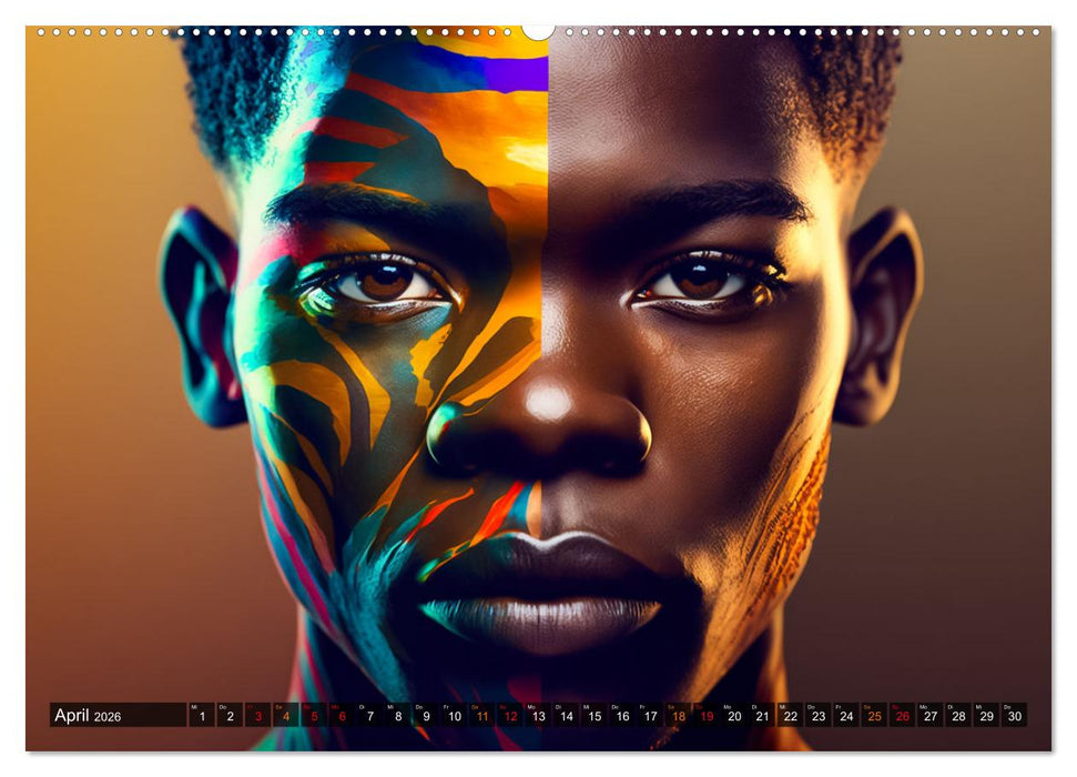 Die Menschen sind bunt (CALVENDO Wandkalender 2026)