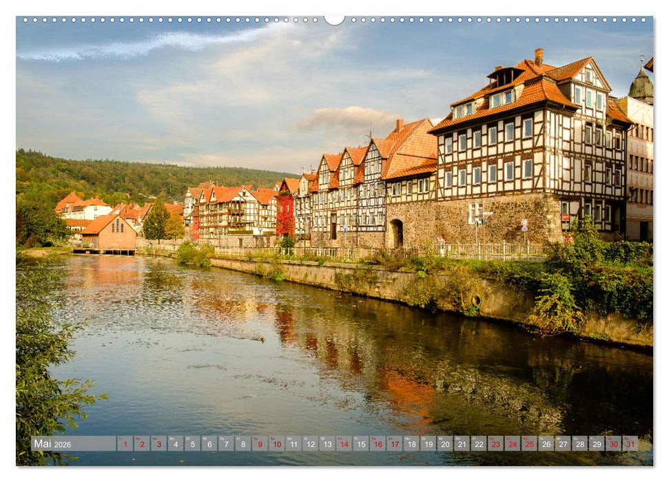 Ein Blick auf Hann. Münden (CALVENDO Wandkalender 2026)