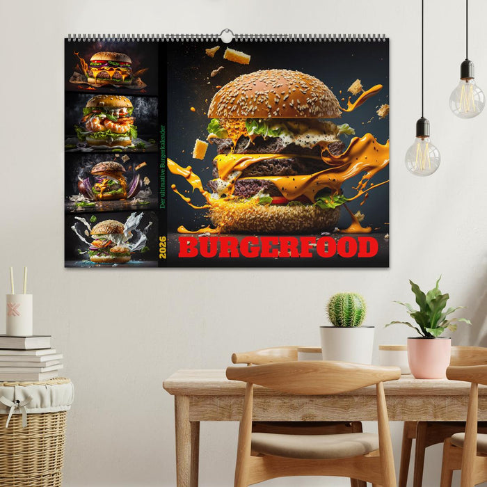 Burgerfood (CALVENDO Wandkalender 2026)