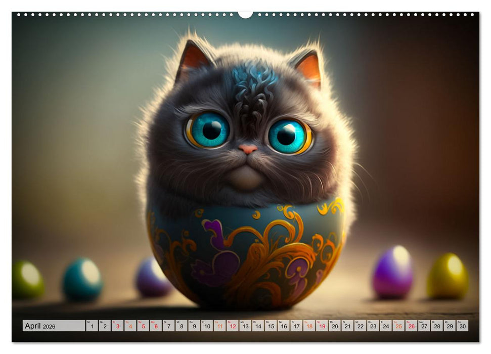 Lustige Kätzchen (CALVENDO Wandkalender 2026)