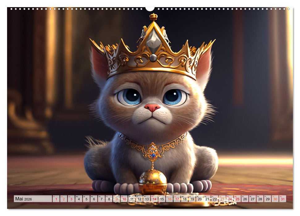 Lustige Kätzchen (CALVENDO Wandkalender 2026)