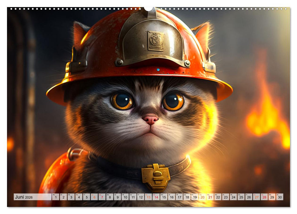 Lustige Kätzchen (CALVENDO Wandkalender 2026)