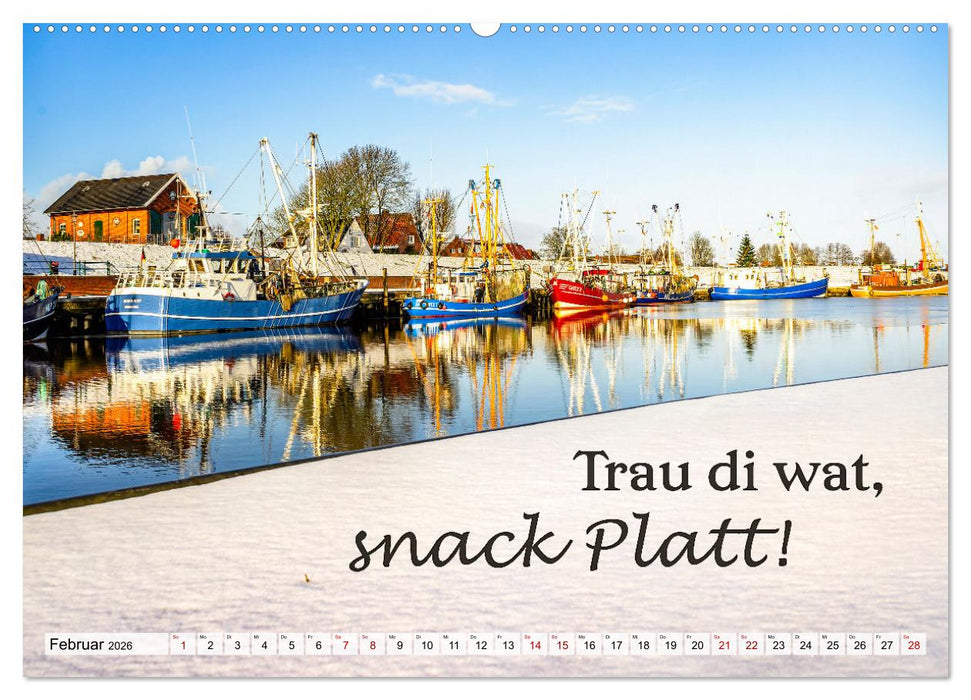 De Sprökje Kalenner "We proten platt" (CALVENDO Wandkalender 2026)