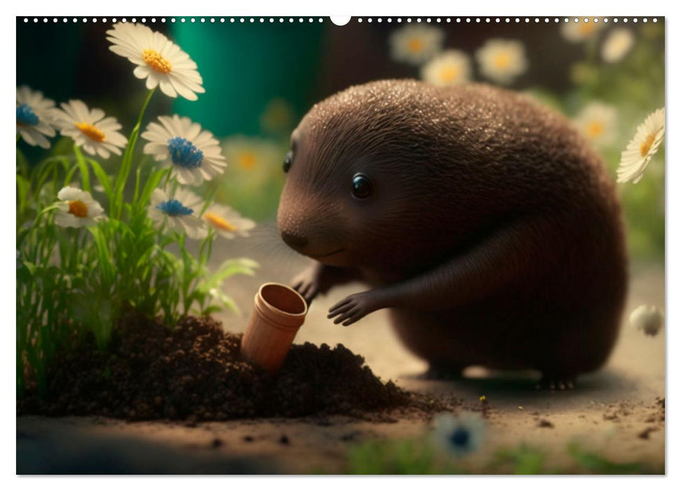 Maulwurf Mania Ein Jahr voller absurder Abenteuer (CALVENDO Wandkalender 2026)