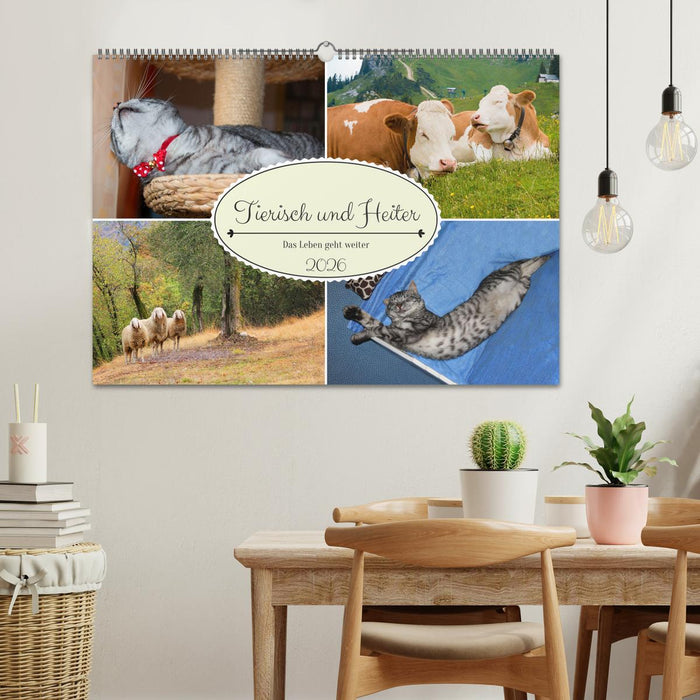 Tierisch und Heiter - Das Leben geht weiter 2026 (CALVENDO Wandkalender 2026)