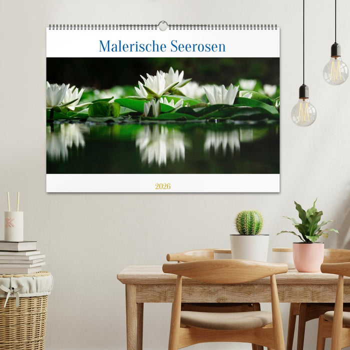 Malerische Seerosen (CALVENDO Wandkalender 2026)