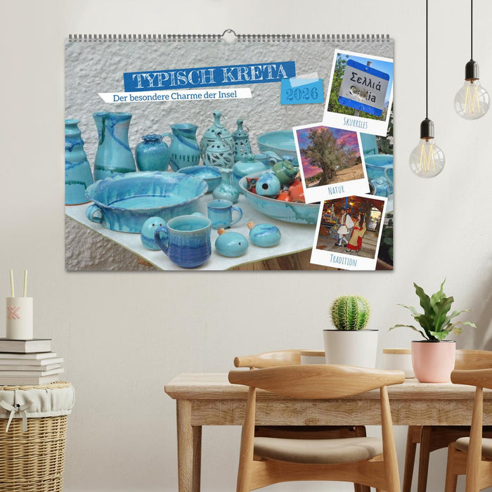 Typisch Kreta (CALVENDO Wandkalender 2026)