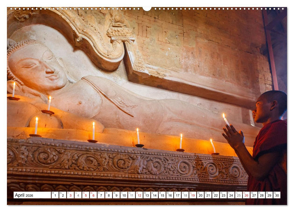Wunderbares Myanmar (CALVENDO Wandkalender 2026)