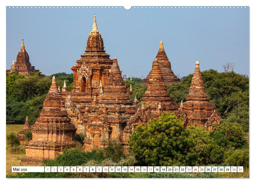 Wunderbares Myanmar (CALVENDO Wandkalender 2026)