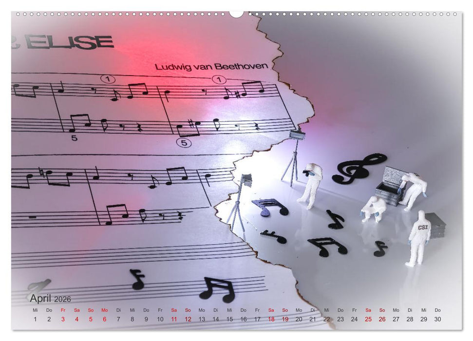 Es gibt Musik auf die Augen (CALVENDO Wandkalender 2026)