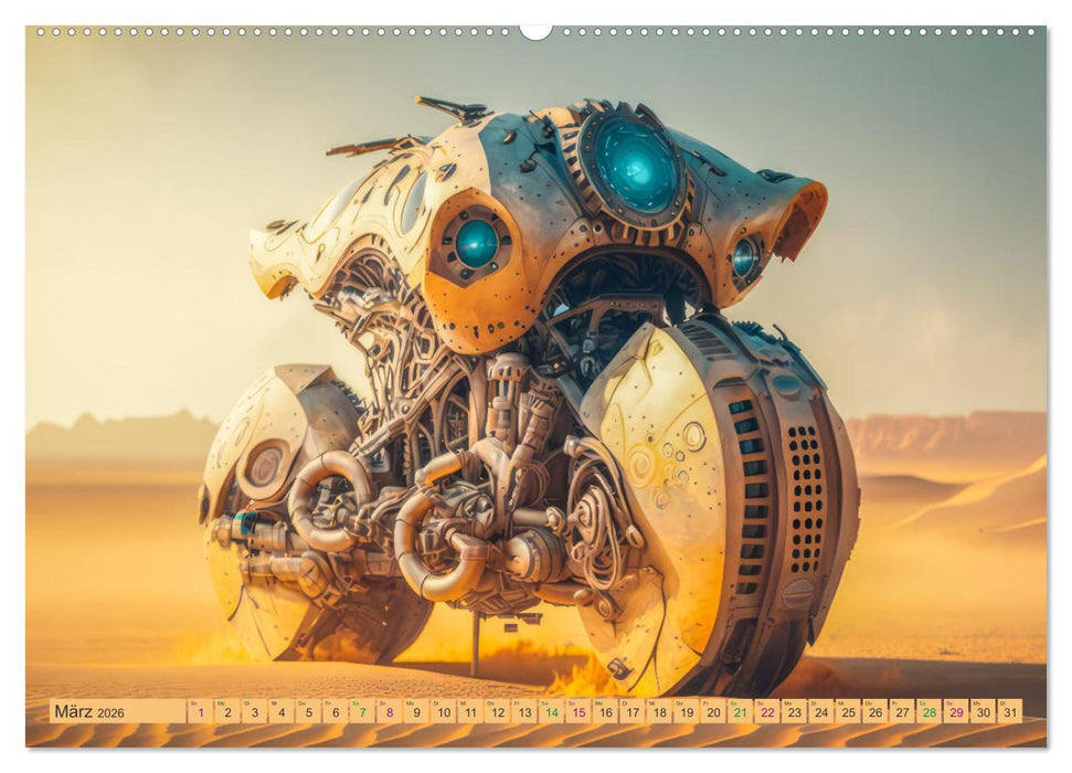 Bizzare Motorräder (CALVENDO Premium Wandkalender 2026)