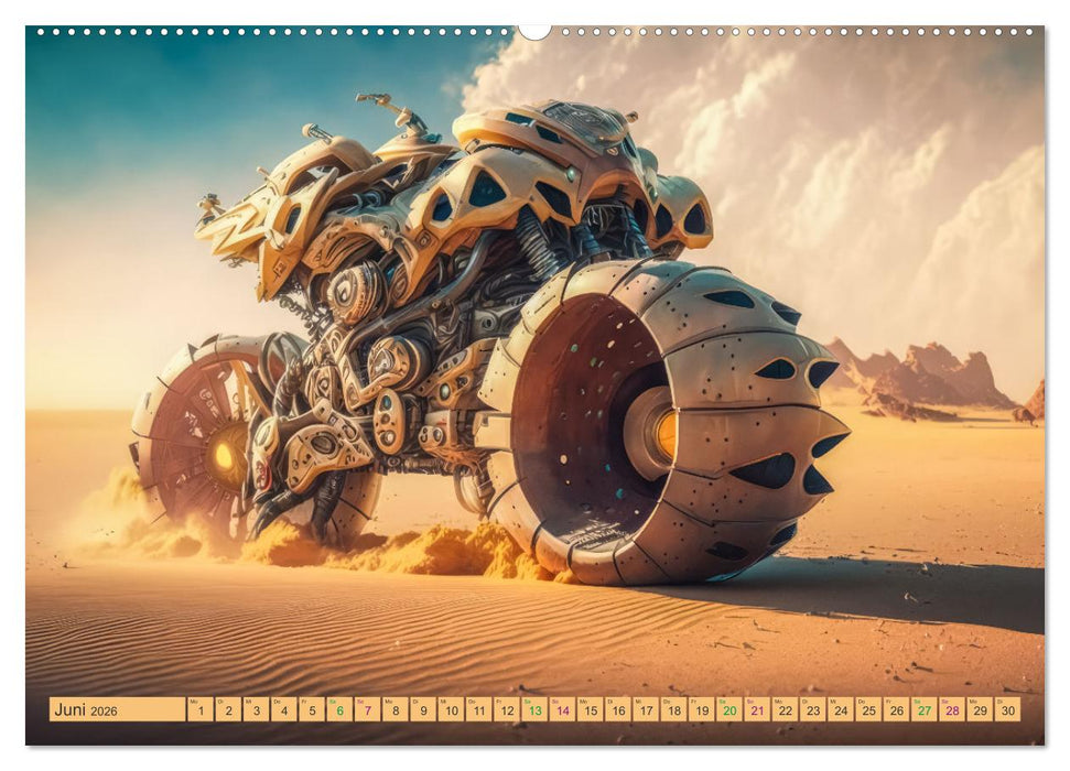 Bizzare Motorräder (CALVENDO Premium Wandkalender 2026)