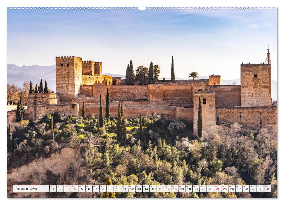 Spanien - Andalusien (CALVENDO Wandkalender 2026)