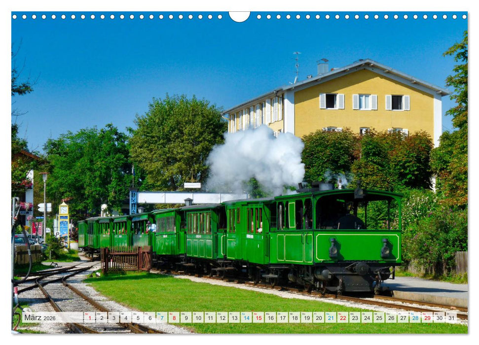 Auf Schienen übers Land (CALVENDO Wandkalender 2026)