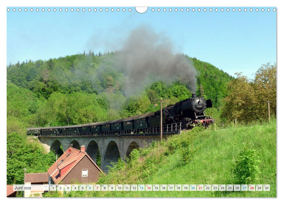 Auf Schienen übers Land (CALVENDO Wandkalender 2026)