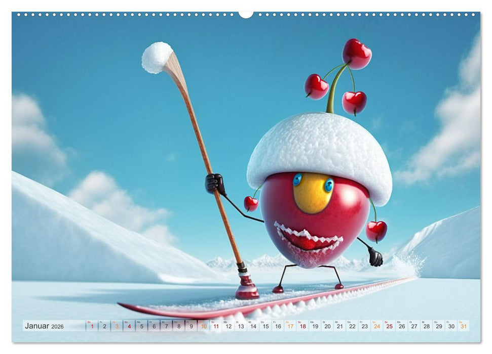 Fetzige Früchte (CALVENDO Premium Wandkalender 2026)