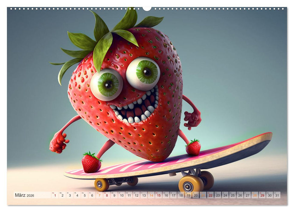 Fetzige Früchte (CALVENDO Premium Wandkalender 2026)