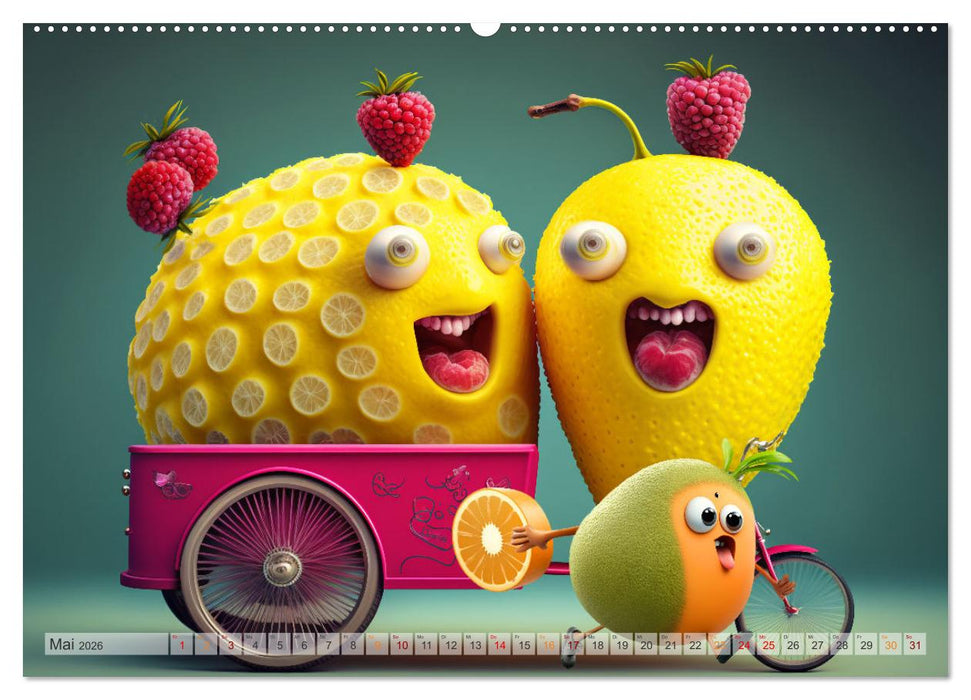 Fetzige Früchte (CALVENDO Premium Wandkalender 2026)