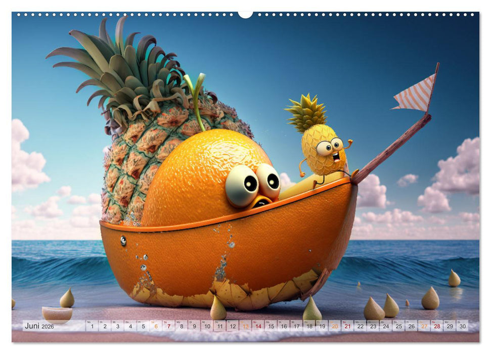 Fetzige Früchte (CALVENDO Premium Wandkalender 2026)