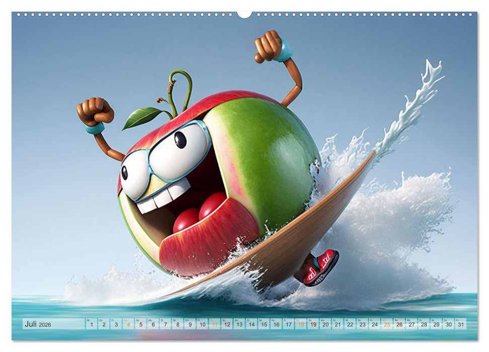 Fetzige Früchte (CALVENDO Premium Wandkalender 2026)