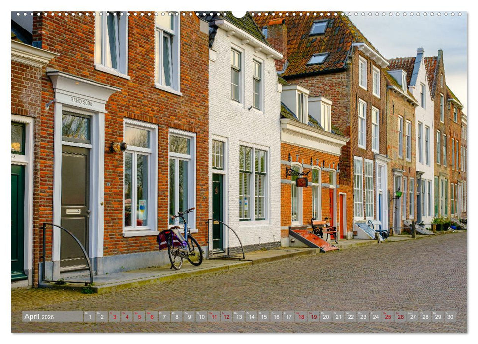Ein Blick auf Veere in Zeeland (CALVENDO Premium Wandkalender 2026)