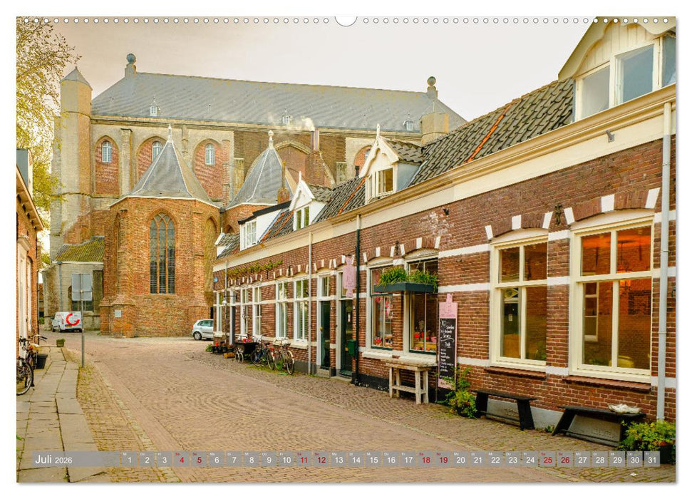 Ein Blick auf Veere in Zeeland (CALVENDO Premium Wandkalender 2026)