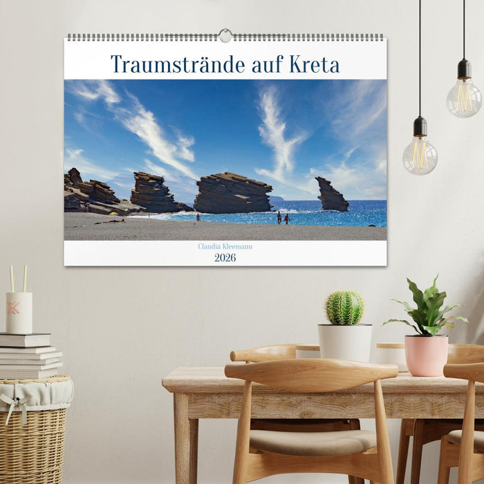 Traumstrände auf Kreta (CALVENDO Wandkalender 2026)