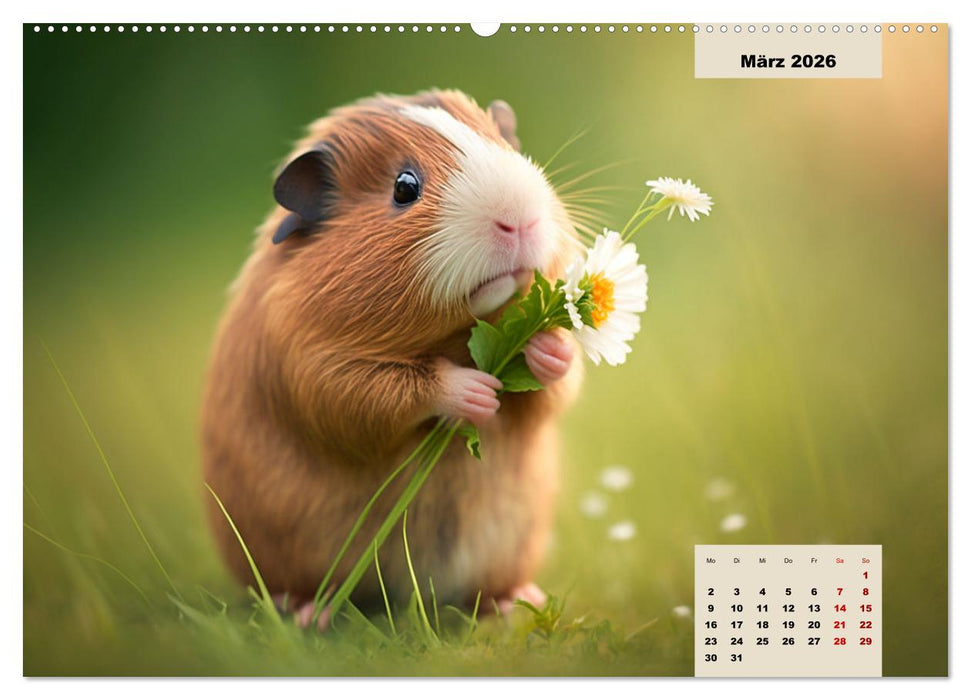 Märchenhafte Merlis - Schweinegeile Illustrationen (CALVENDO Wandkalender 2026)