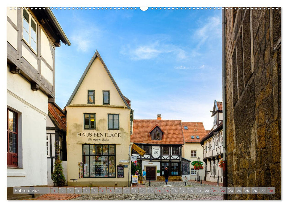 Ein Blick auf die Hansestadt Minden (CALVENDO Wandkalender 2026)