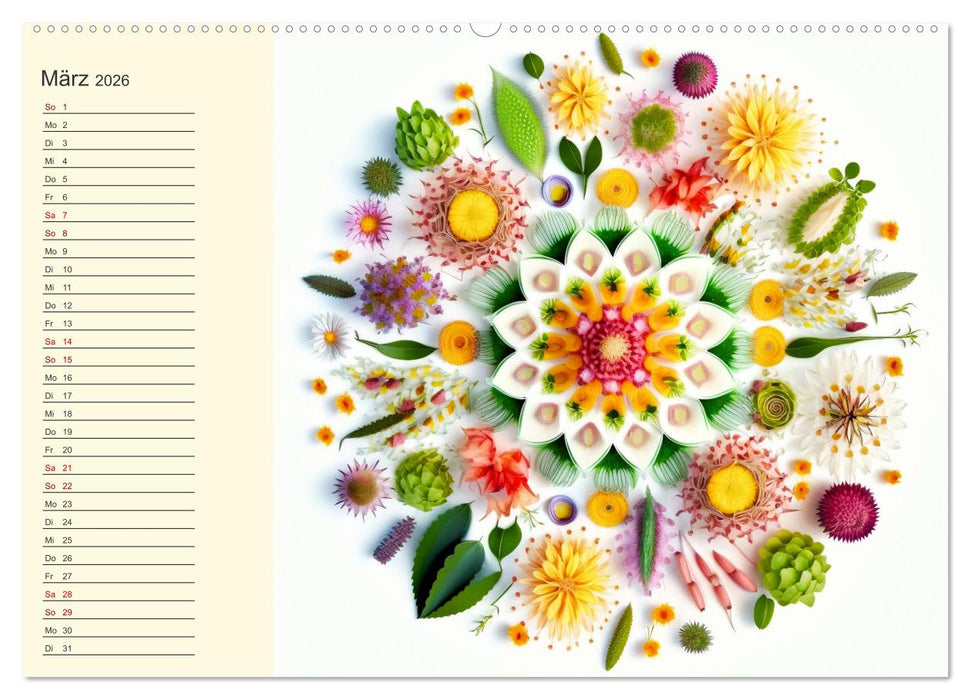 Jahresrunde Schönheiten (CALVENDO Premium Wandkalender 2026)