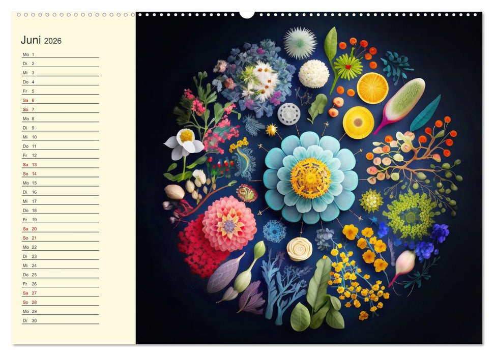 Jahresrunde Schönheiten (CALVENDO Premium Wandkalender 2026)
