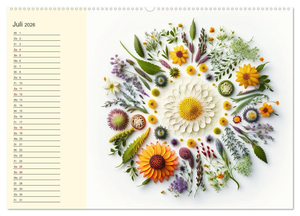 Jahresrunde Schönheiten (CALVENDO Premium Wandkalender 2026)