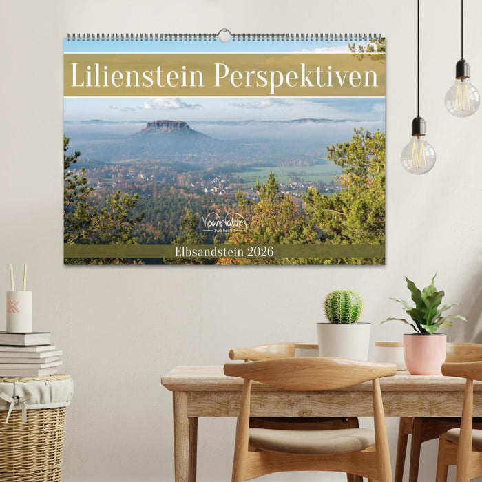 Lilienstein Perspektiven - Elbsandstein (CALVENDO Wandkalender 2026)