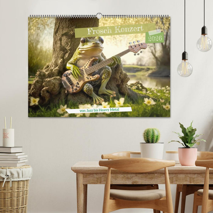 Frosch Konzert (CALVENDO Wandkalender 2026)
