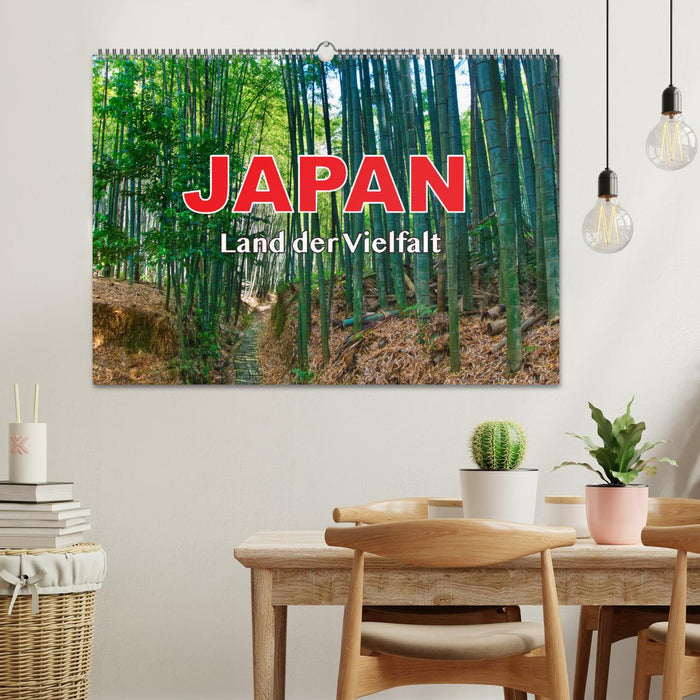 Japan - Land der Vielfalt (CALVENDO Wandkalender 2026)