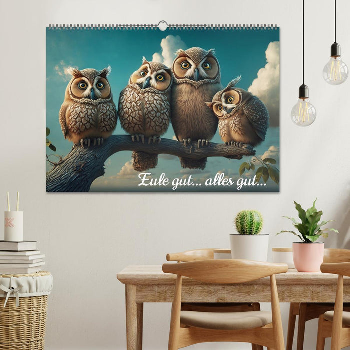Eule gut... alles gut! (CALVENDO Wandkalender 2026)