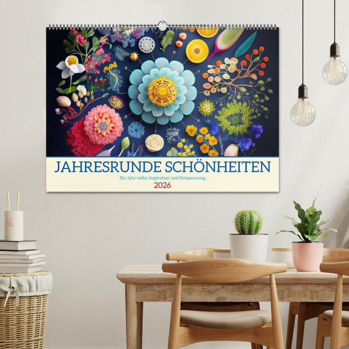 Jahresrunde Schönheiten (CALVENDO Wandkalender 2026)