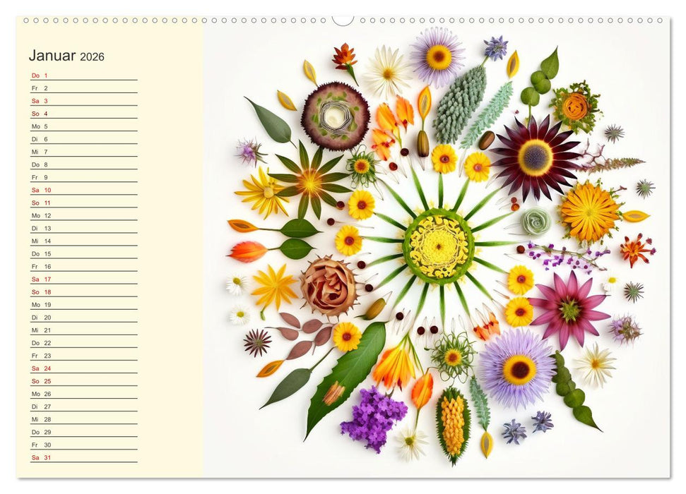 Jahresrunde Schönheiten (CALVENDO Wandkalender 2026)