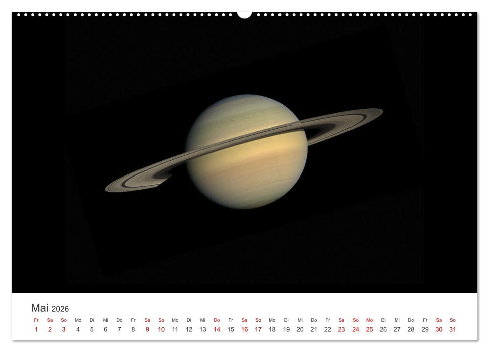 Planeten - Eine spektakuläre Reise ins All. (CALVENDO Wandkalender 2026)